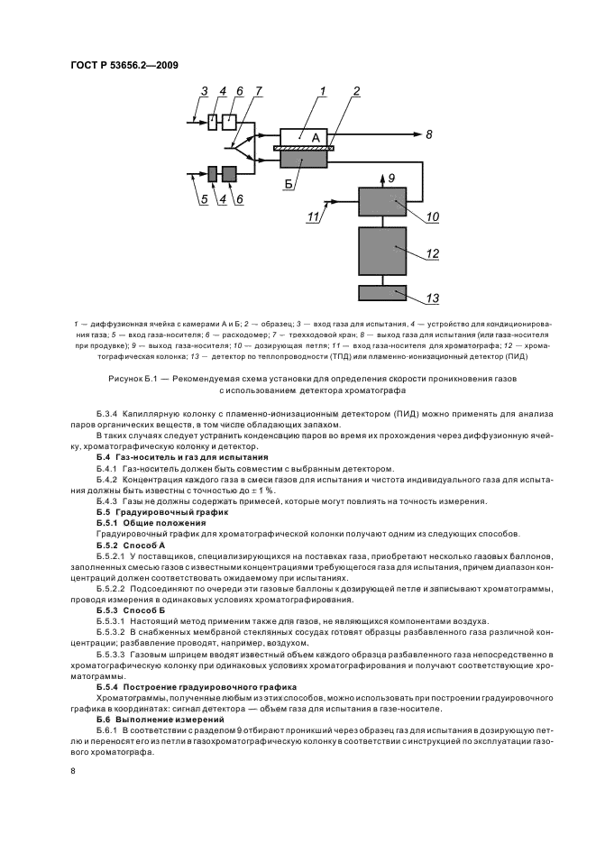 ГОСТ Р 53656.2-2009 Пластмассы. Определение скорости проникновения газов. Часть 2. Метод равного давления (фото 10 из 12)