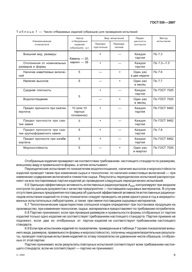 ГОСТ 530-2007 Кирпич и камень керамические. Общие технические условия (фото 12 из 38)
