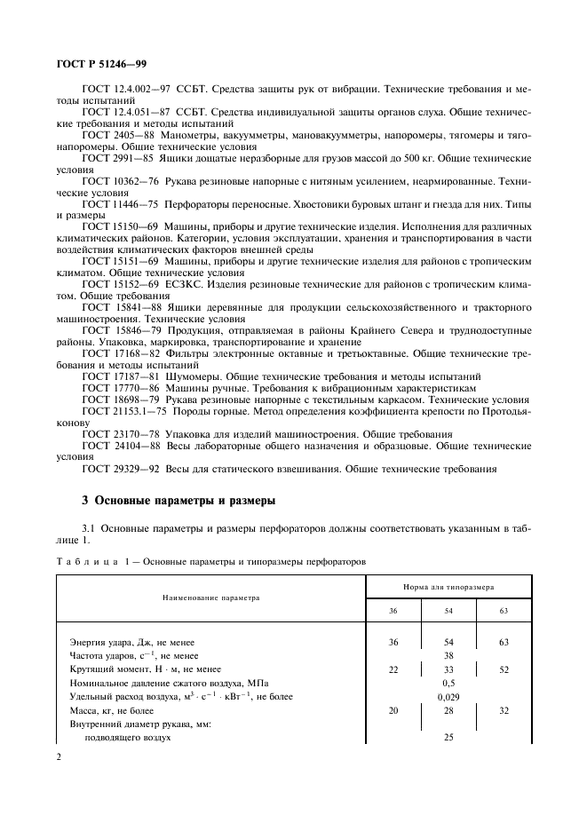 ГОСТ Р 51246-99 Перфораторы пневматические переносные. Технические требования и методы испытаний (фото 5 из 15)